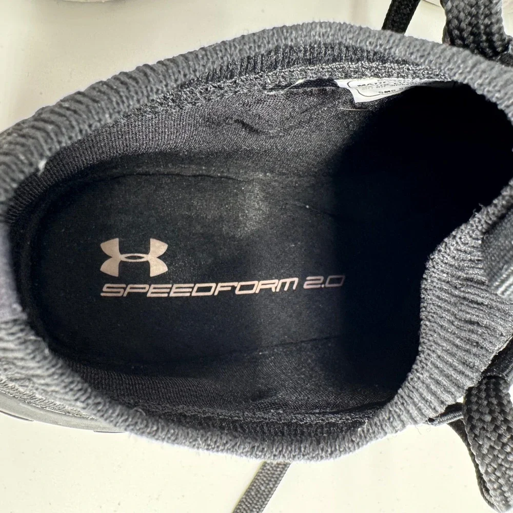 Under Armour HOVR Phantom Running Shoes Mens 9 Black Marble 3020972-003